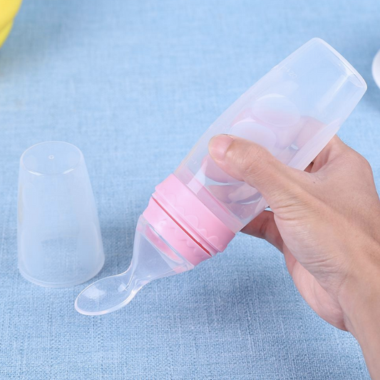 Squeezing Feeding Spoon Bottle